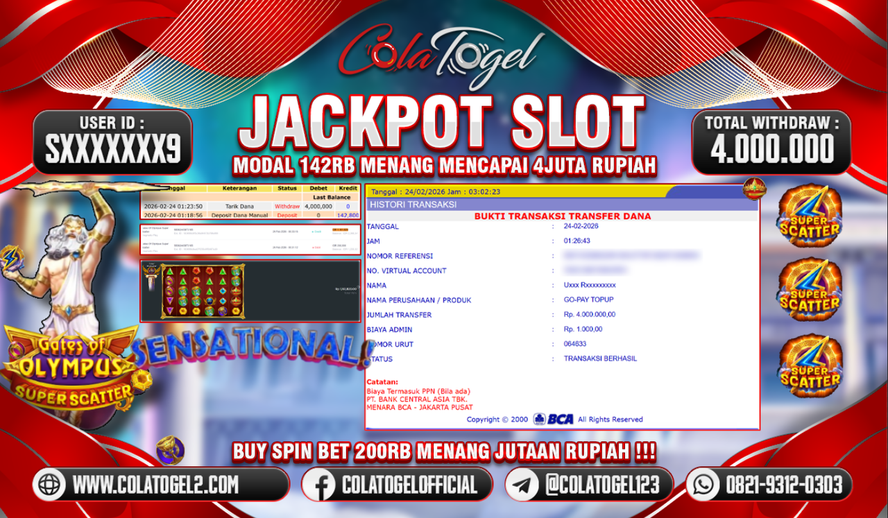 JACKPOT SLOT GACORR!!