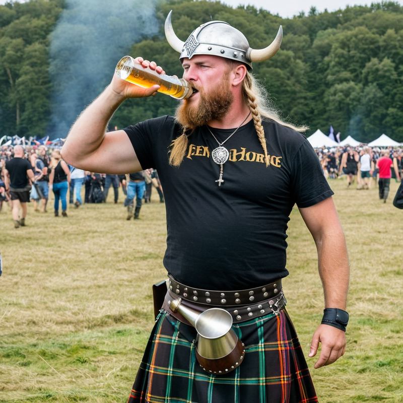a-heavy-metal-fan-dressed-in-a-black-shirt-a-scottish-kilt-and-a-colourful-viking-helmet-drinking.png