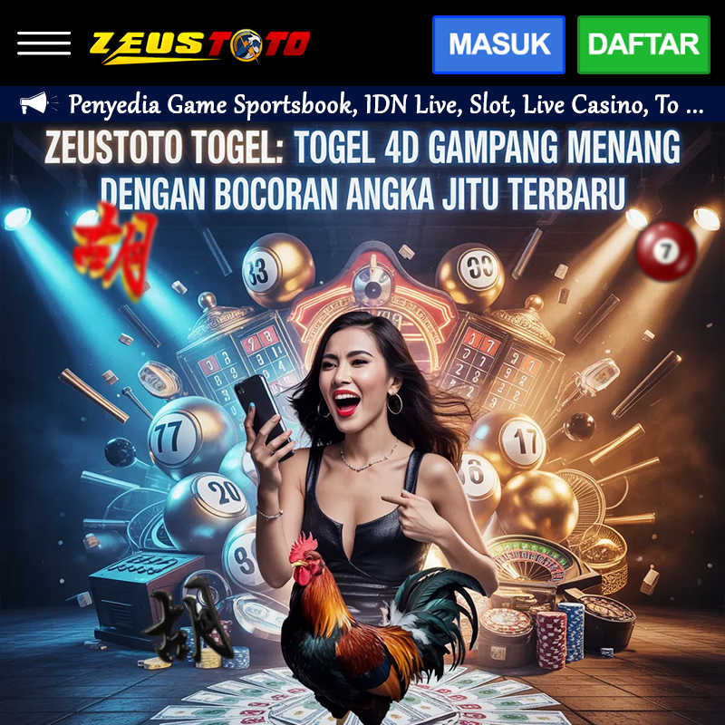 ZEUSTOTO TOGEL: Togel 4D Gampang Menang dengan Bocoran Angka Jitu Terbaru image 1