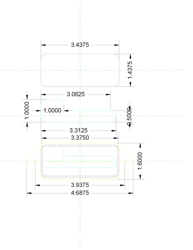 Pickup Cavity Dimensions - page 1