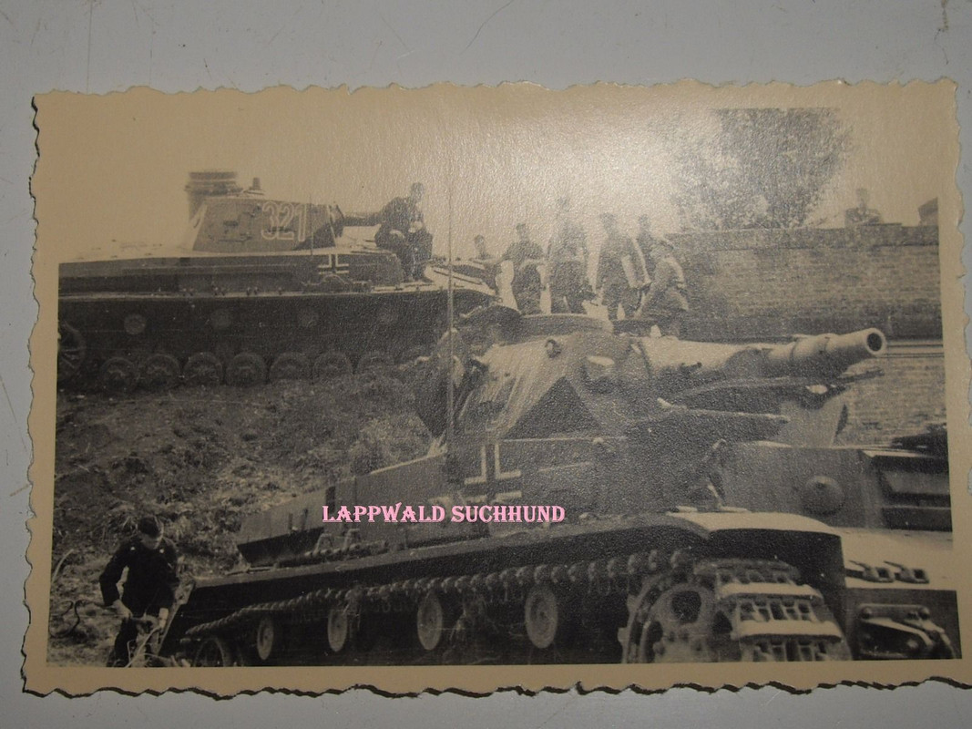 Panzer IV Foto mit Erwin Rommel (Wüstenfuchs) Tu