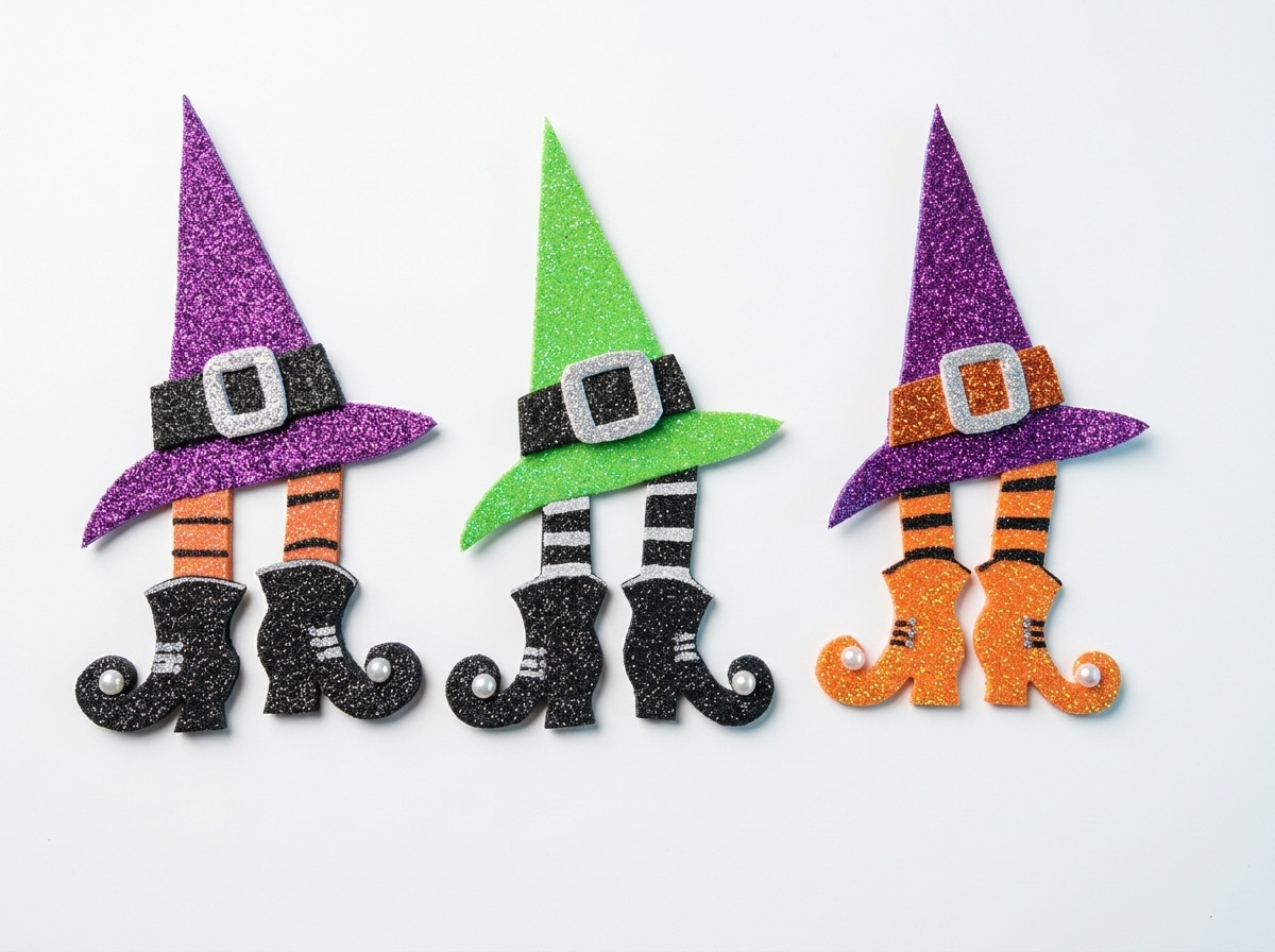 adornos eva halloween fiestas infantiles sombrero con tacones