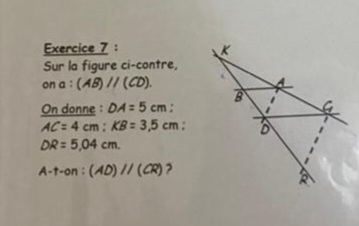 Théorèmes de Thalès