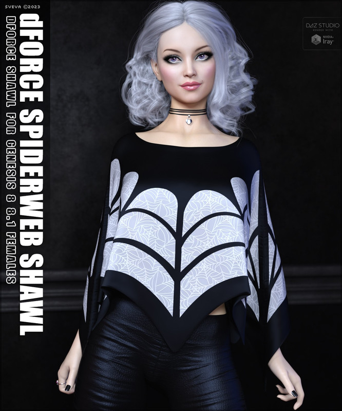 dForce Spiderweb Shawl G8G8.1F