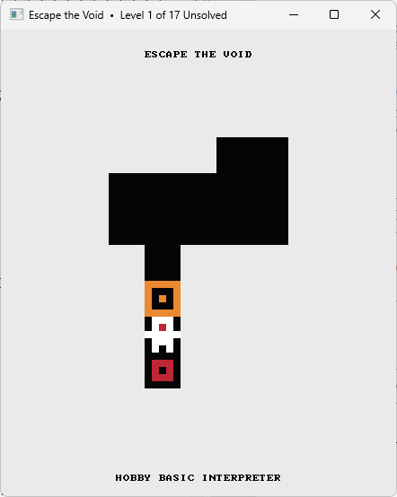 HOBBY BASIC VOID WINDOWS11 CONSOLE