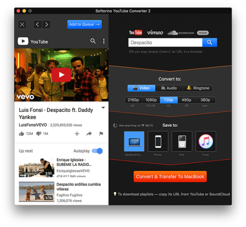 Softorino YouTube Converter 2.1.1 macOS