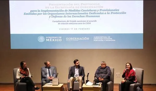 Segob presenta protocolo para implementación de medidas cautelares y provisionales