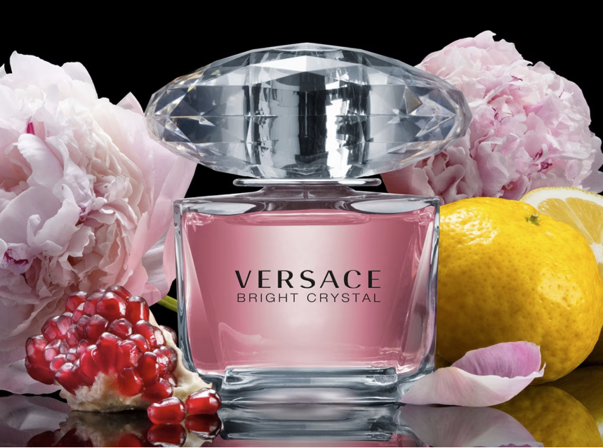 Versace Bright Crystal pink bottle