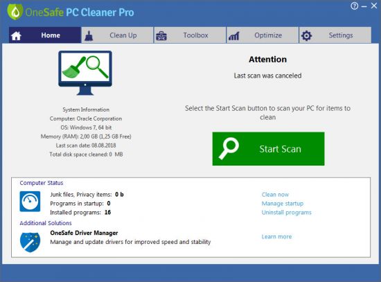 OneSafe PC Cleaner Pro 7.0.2.63 Multilingual OneSafe PC Cleaner Pro 7.0.2.63 Multilingual