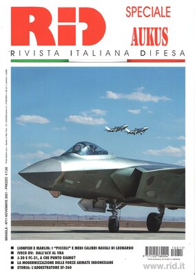 Rivista Italiana Difesa N. 11 - Novembre 2021