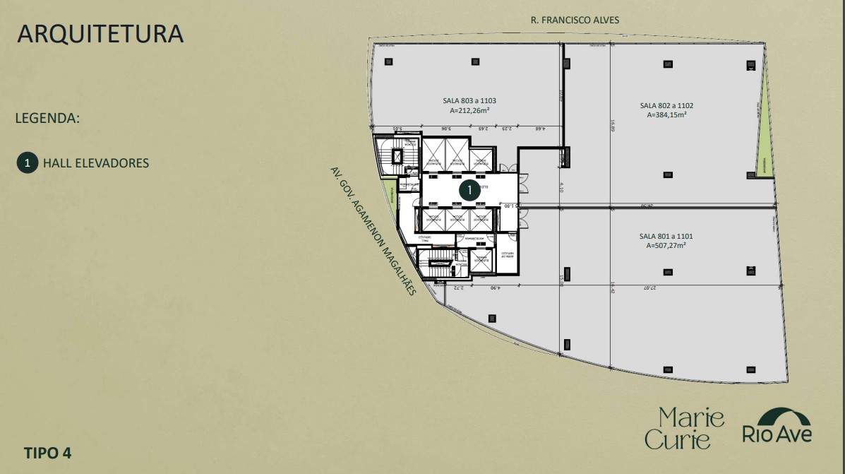 Planta Baixa Arquitetura Tipo 4