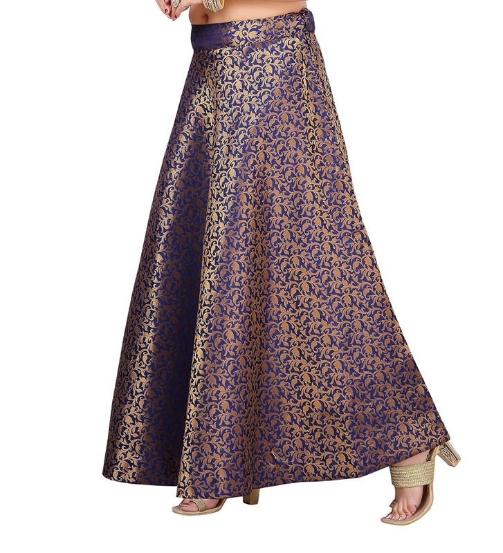 Women's Maxi Skirt Flared Bollywood Lehenga Choli Belly Dancing Skirts Partywear - Picture 34 of 47
