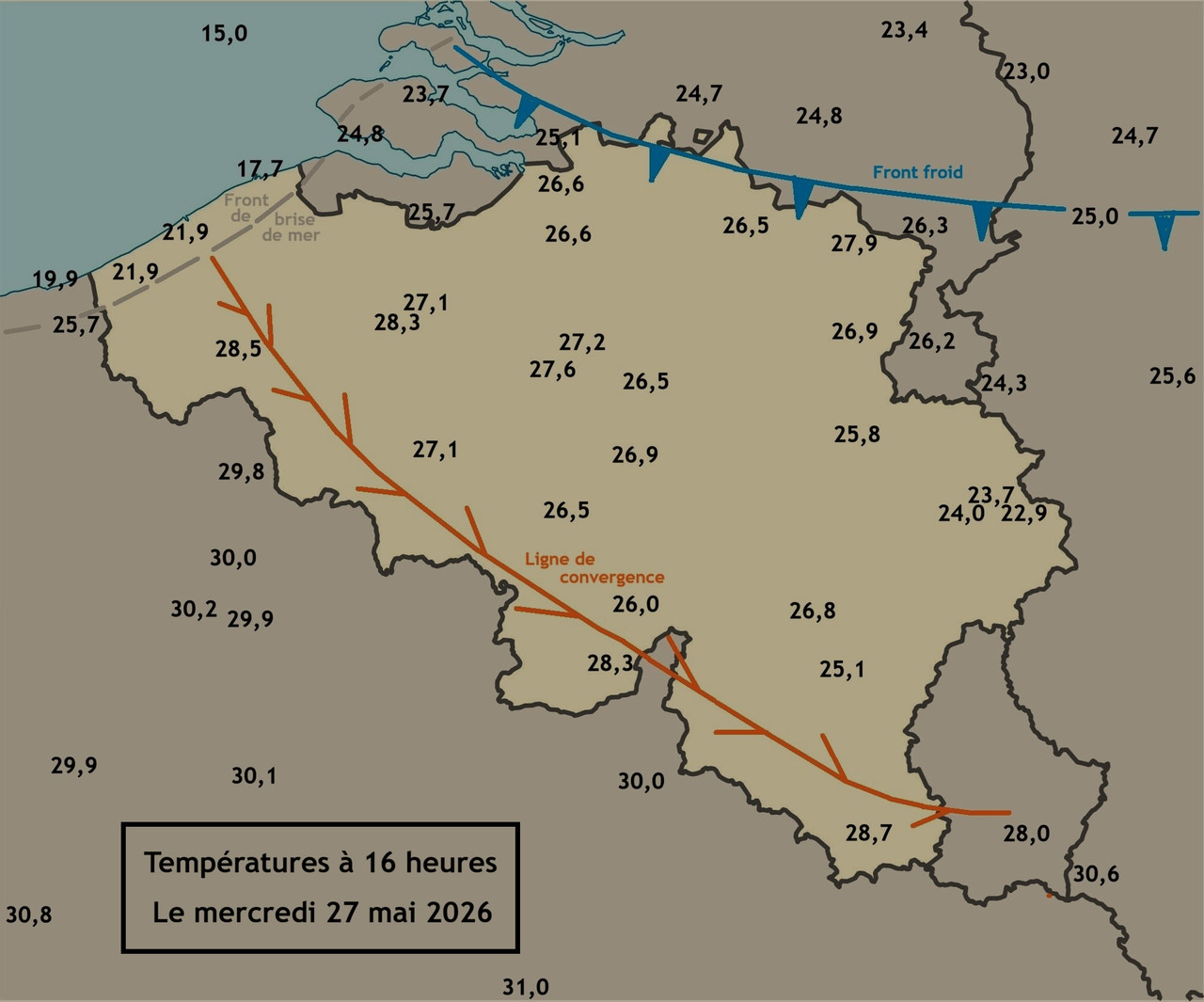 Carte températures 2026 07 27 16h Définitif