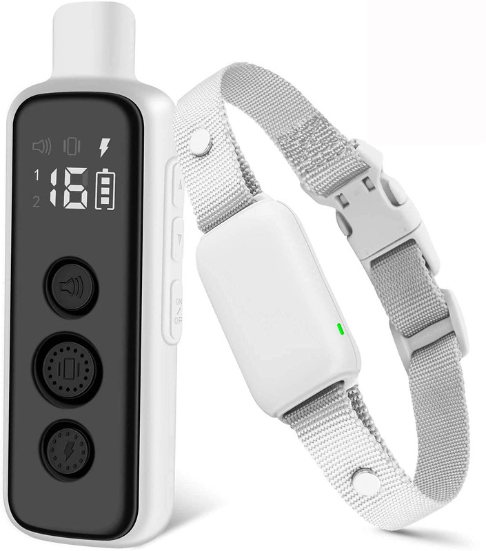 Bousnic Waterproof Rechargeable Training Collar Grey