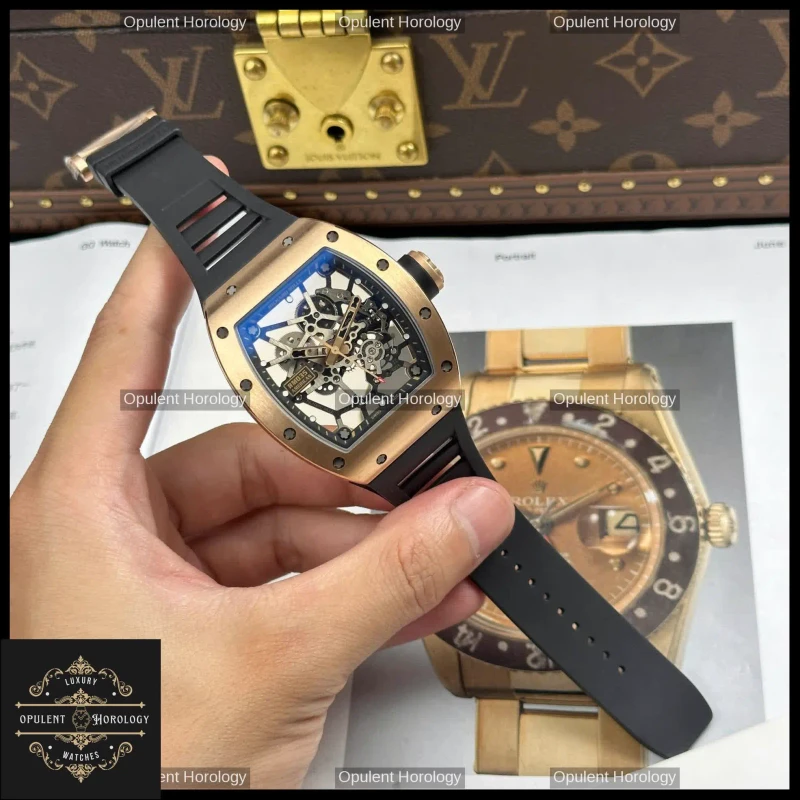 Richard Mille RM 035 Americas Toro – Rose Gold Manual-Winding 40mm - Super Clone