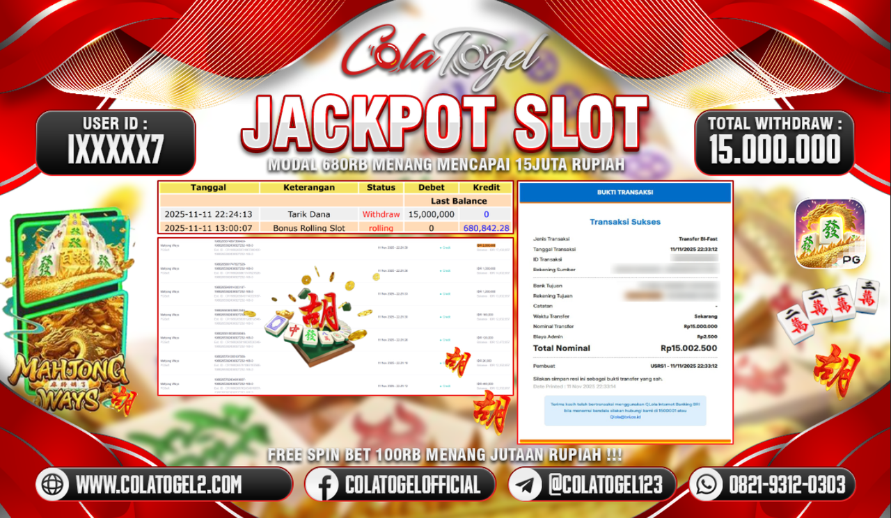 JACKPOT SLOT GACOR!!