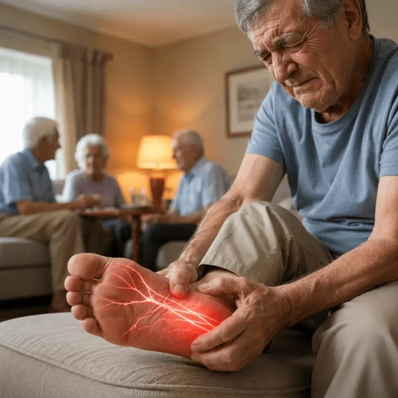 Dolor y ardor en los pies