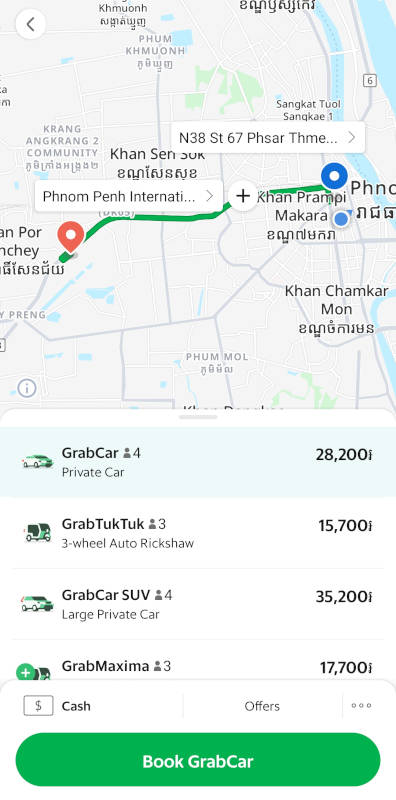 Grab-psar-tmey-airport