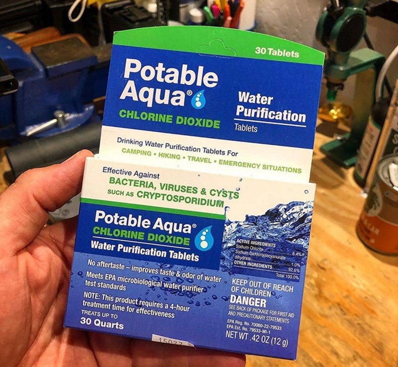 Water-purification tablets
