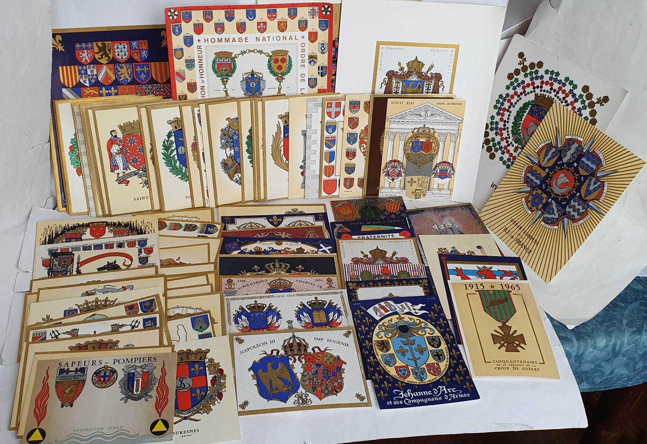 CARTE POSTALE CPSM 13 09 2026 BLASONS