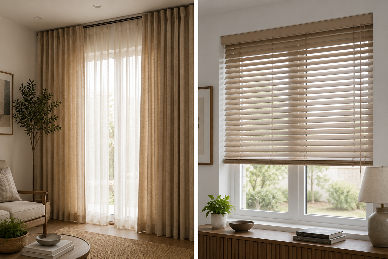 Modern blinds available at Tanabana Decor, Dwarka