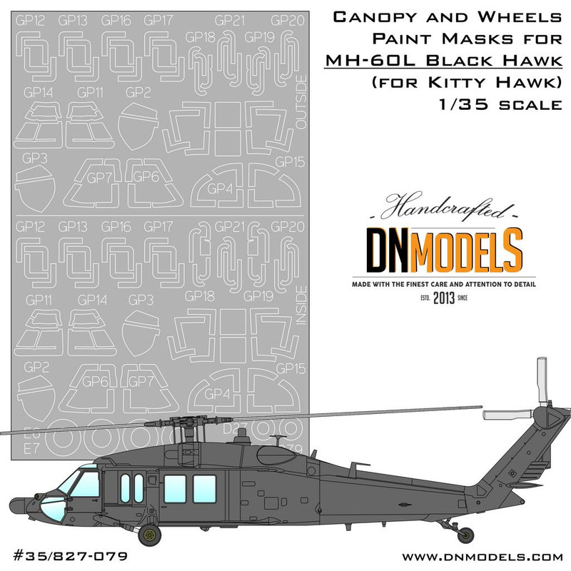 Cover-Black-Hawk-MH-60L-Canopy-for-Kitty-Hawk-KH50005-35th-site