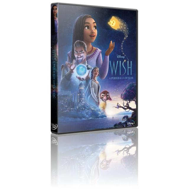 Portada - Wish, El Poder de los Deseos [DVD9 Full][Pal][Cast/Ing/Cat][Sub:Varios][Animación][2023]