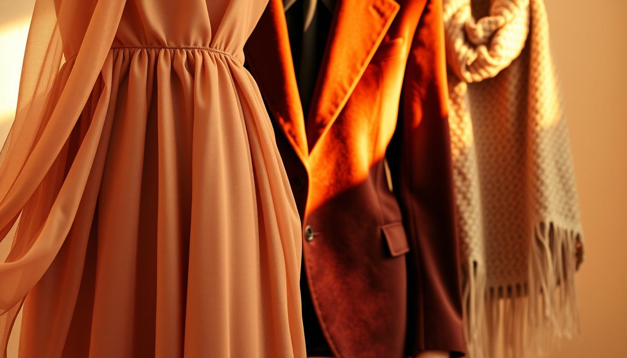 зимние сочетание тканей