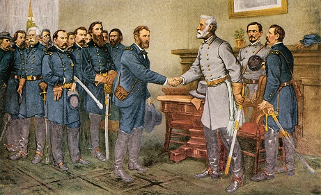 Dish of the Day - II - Page 7 General-Robert-E-Lee-surrenders-at-Appomattox-Court-House-1865