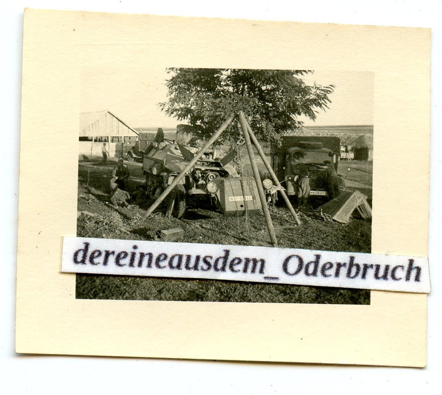 Foto WH Ostfront SPW Sd Kfz 251 10 mittlerer Kanonenpanzerwagen 3,7 PaK 36 (2)