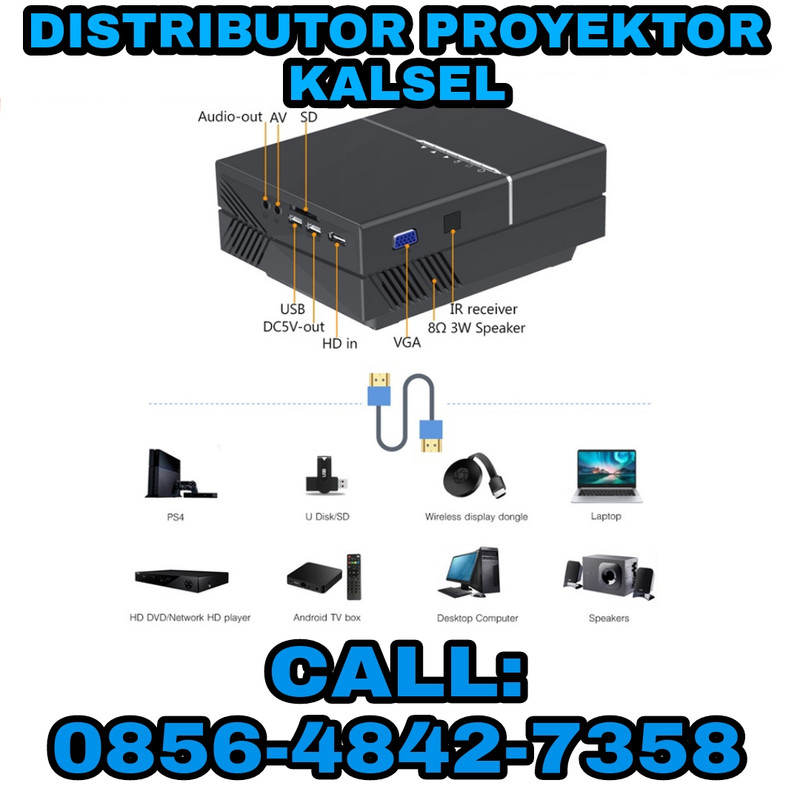 GARANSI, CALL: 0856-4842-7358, Beli diy 7 inch lcd projector Hulu Sungai Selatan
