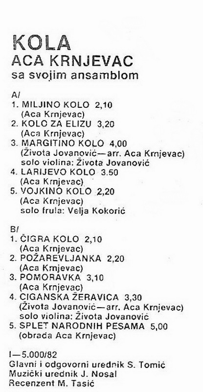 Aca Krnjevac 1982 kz