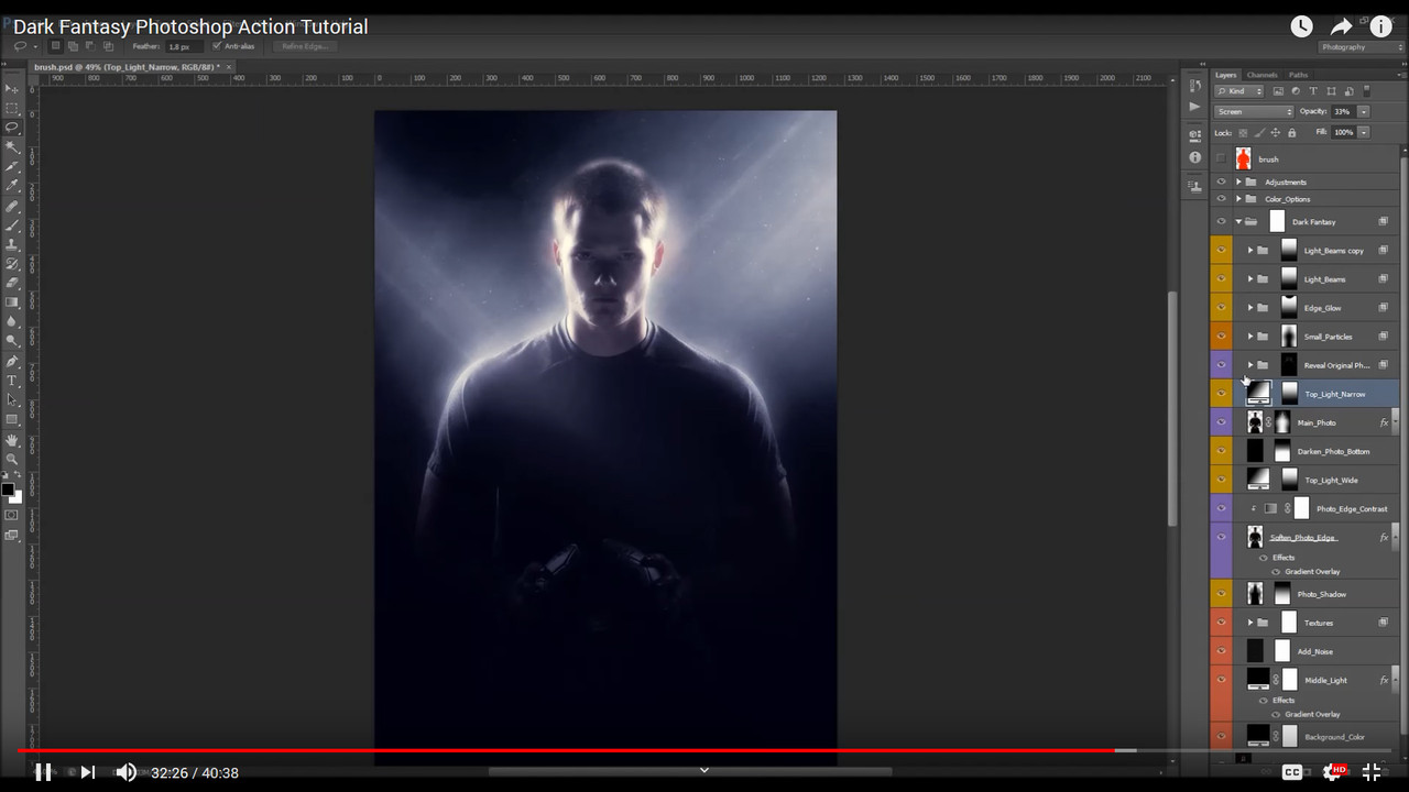Dark Fantasy Photoshop Action - 1
