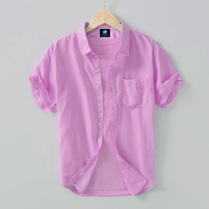 অর্ধ হাতা তুলা শার্ট