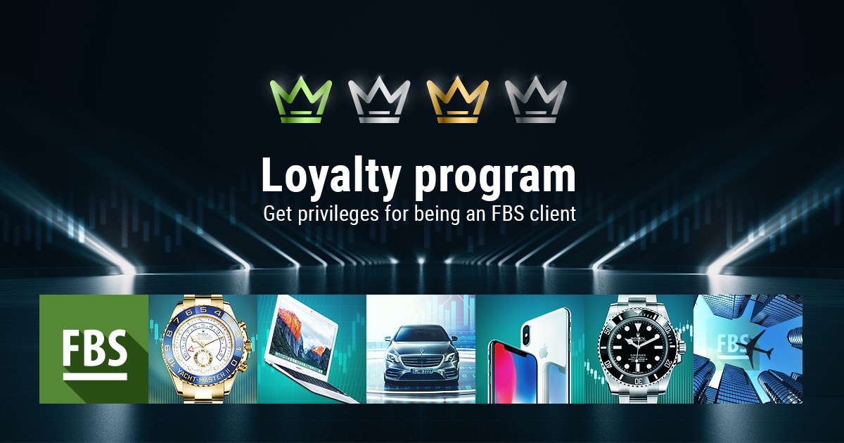 انضم إلى برنامج الولاء من FBS واحصل على الكثير من الجوائز ! Loyalty