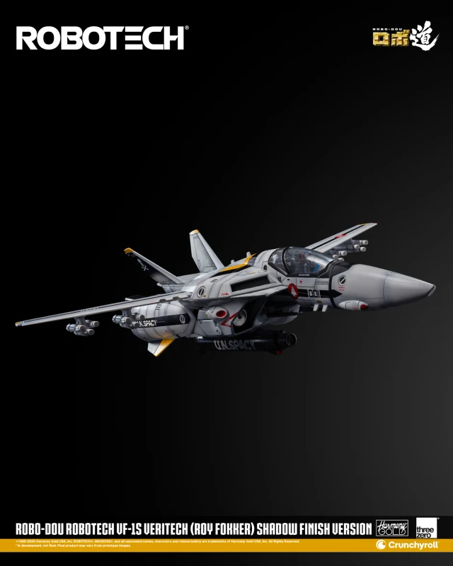 ROBOTECH ROBO DOU ROBOTECH VF 1S Veritech (Roy Fokker) Shadow Finish Version extra image (6)