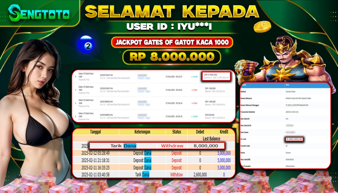 BUKTI PEMBAYARAN SLOT GATES OF GATOT KACA 1000