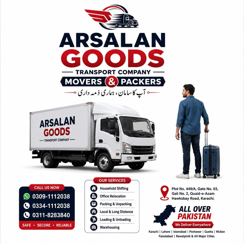 Arsalan Packers & Movers goods transport and moving work in Karachi — photo 15