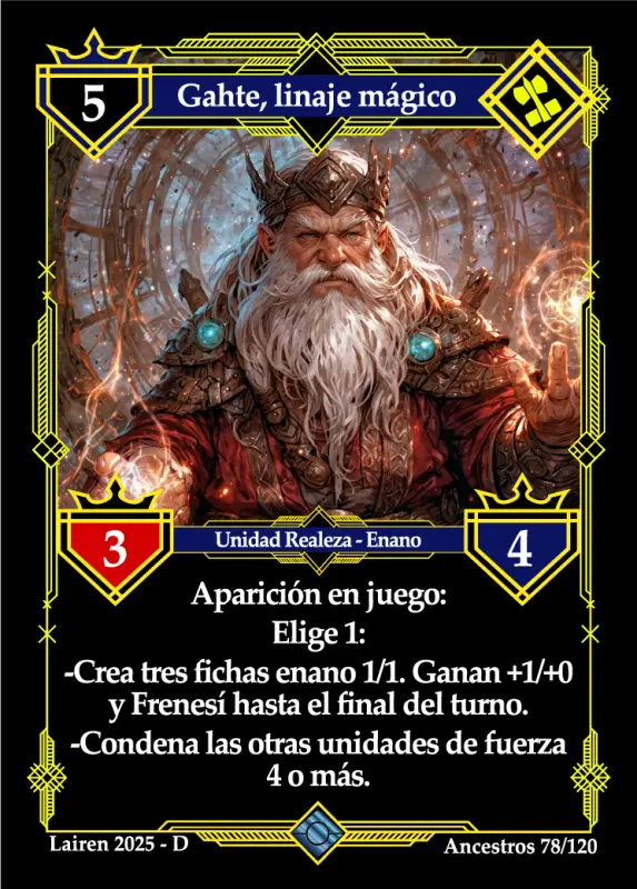 GAHTE, LINAJE MAGICO