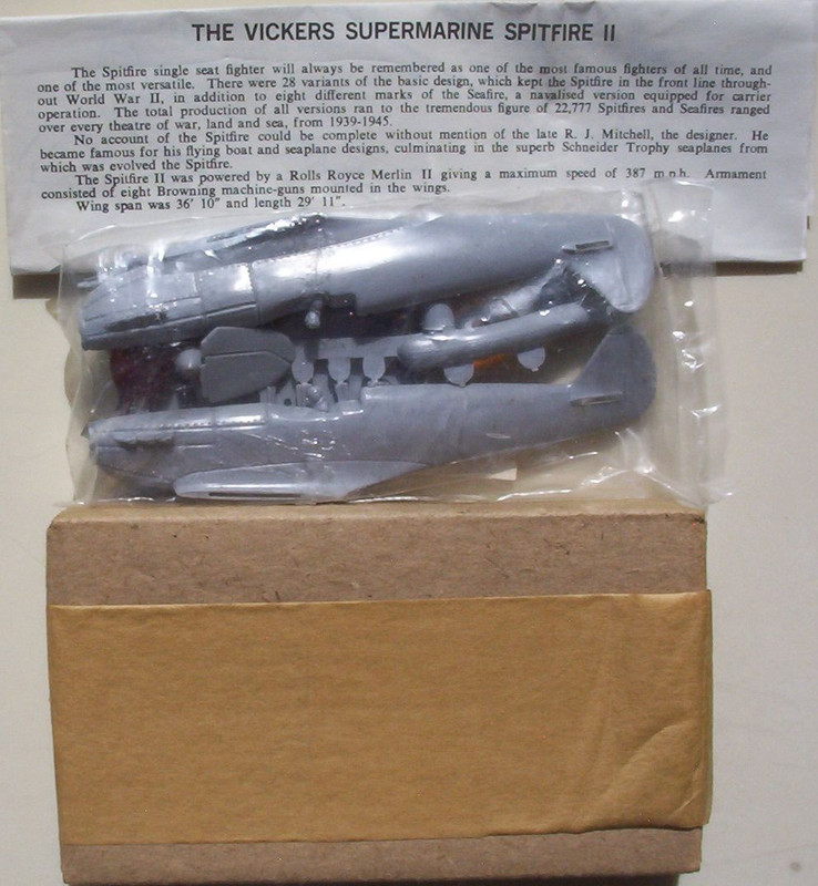 Airfix Frosties 72 Vickers Supermarine Spitfire II
