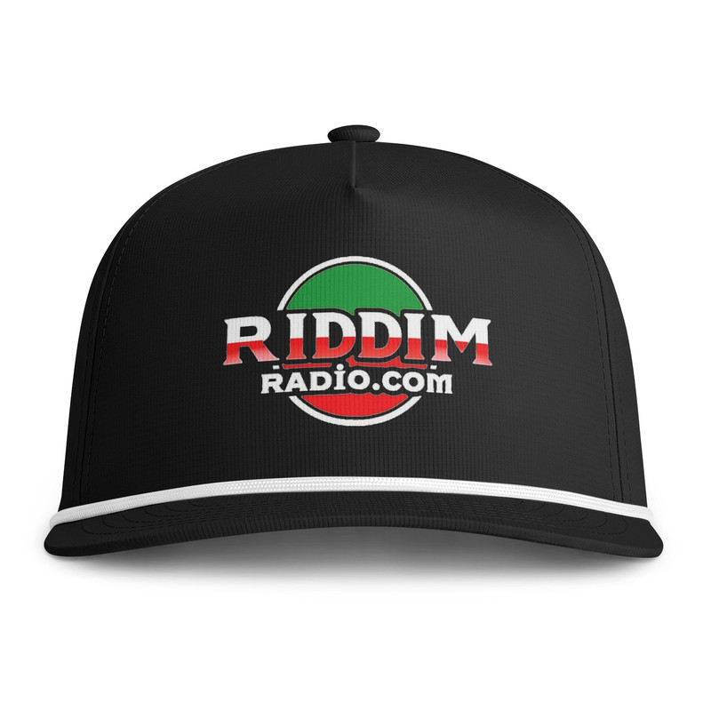 Riddim Radio Rope Cap – Sunwashed Reggae Logo Snapback