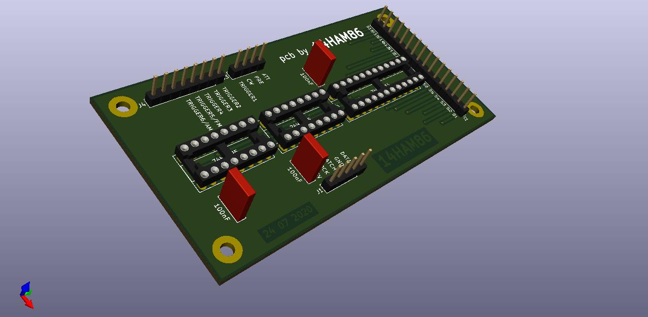 VFO ARDUINO 74HC595 74HC4514 c