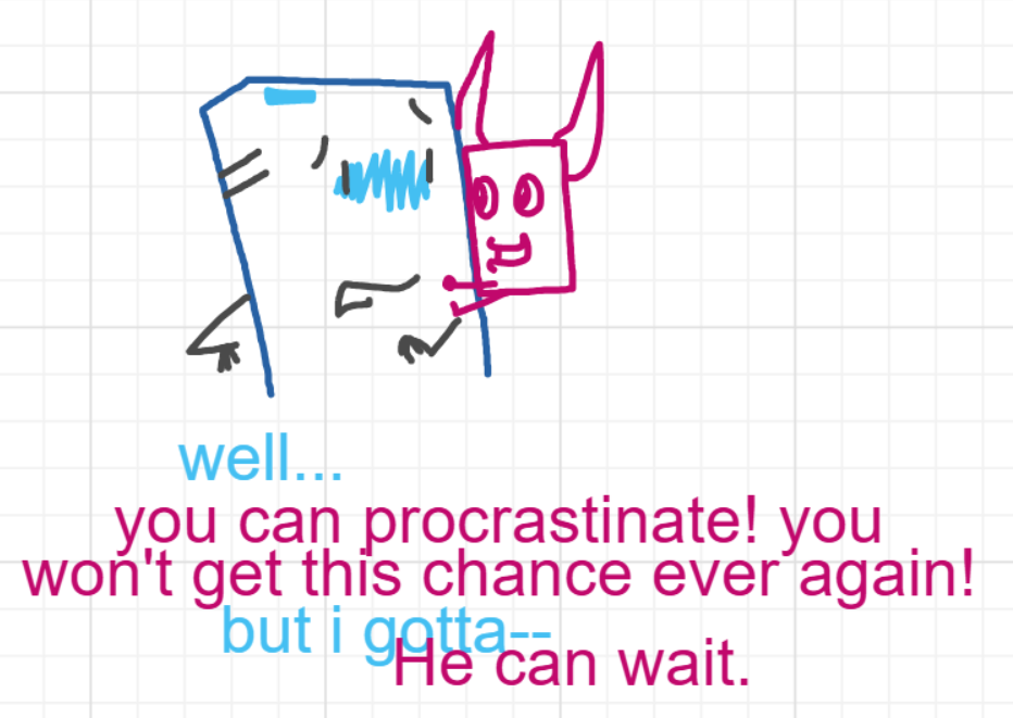 A panel from The Prime Number Few, episode eight of the Board Boards object show by Furretwalk/WalkingFurret.