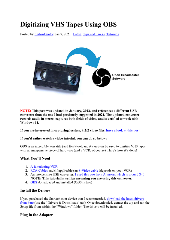 Test VCR 123 inkt