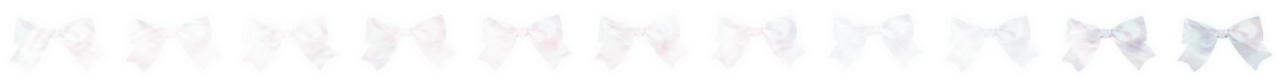 A divider consisting of bows. it blends well with the background of the container.