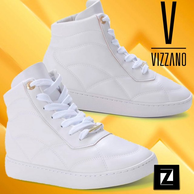 Tênis Vizzano Cano Médio Feminino – Branco