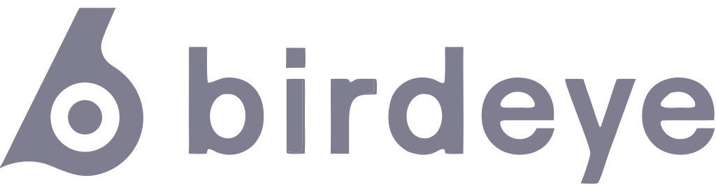 birdeye platform logo external partner monochrome grey svg small