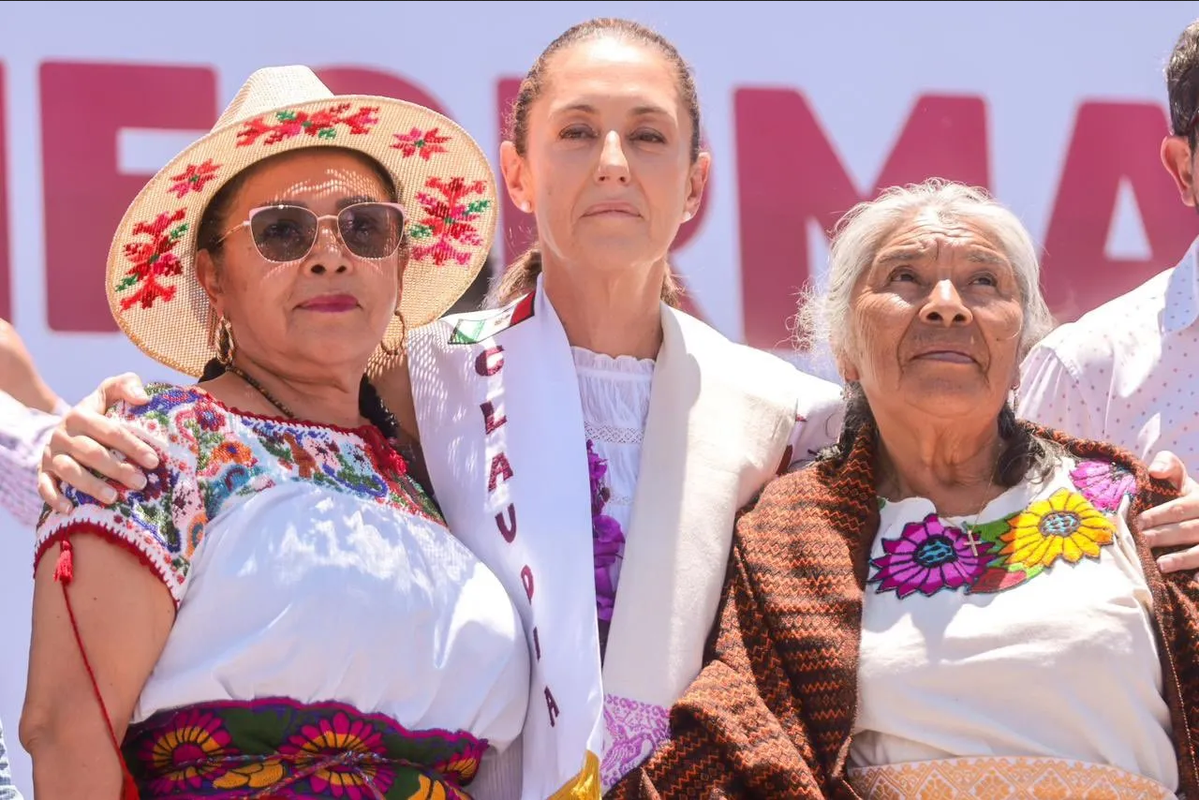 Sheinbaum lleva su mensaje “tiempo de mujeres” a Hidalgo