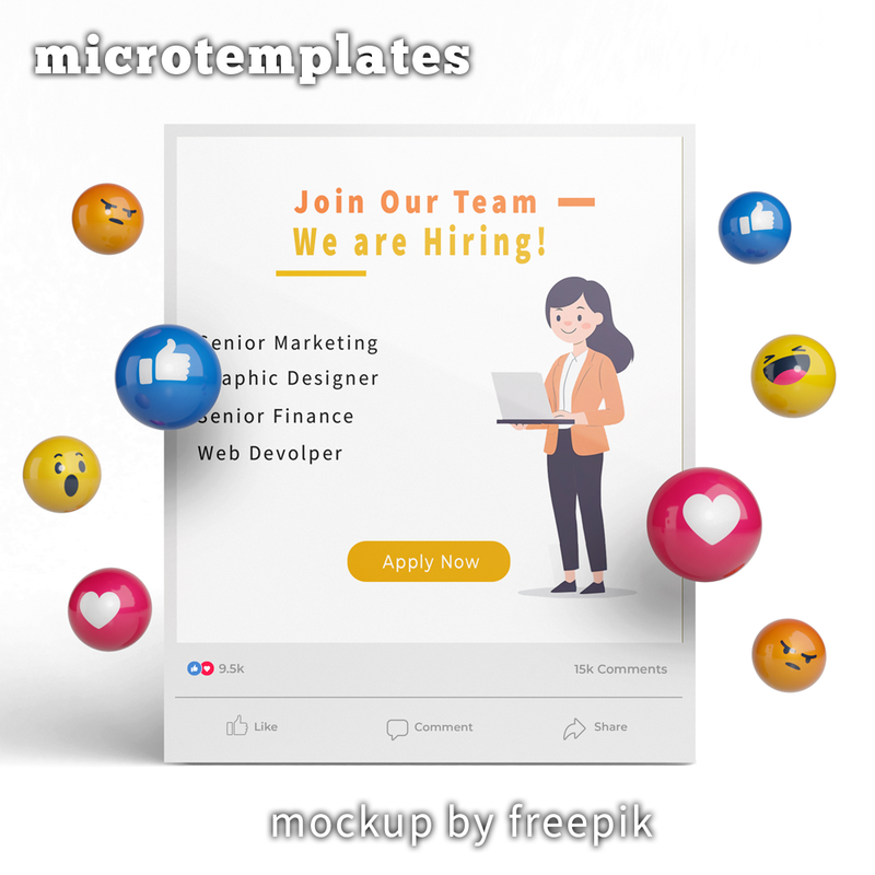  Modern Job Hiring Post Design – Trendy & Professional Templates