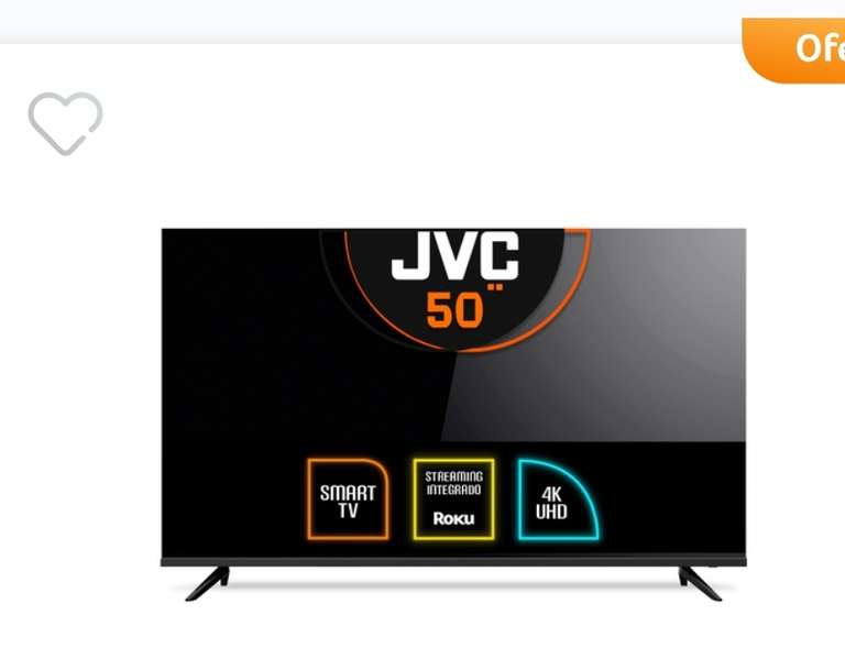 RadioShack: Pantalla JVC Roku Frameless SI50URF / 50 pulgadas / Ultra HD 4k / Smart TV 
